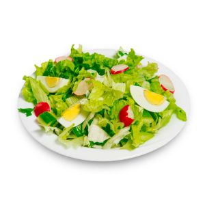 GREEN SALAD WITH EGG